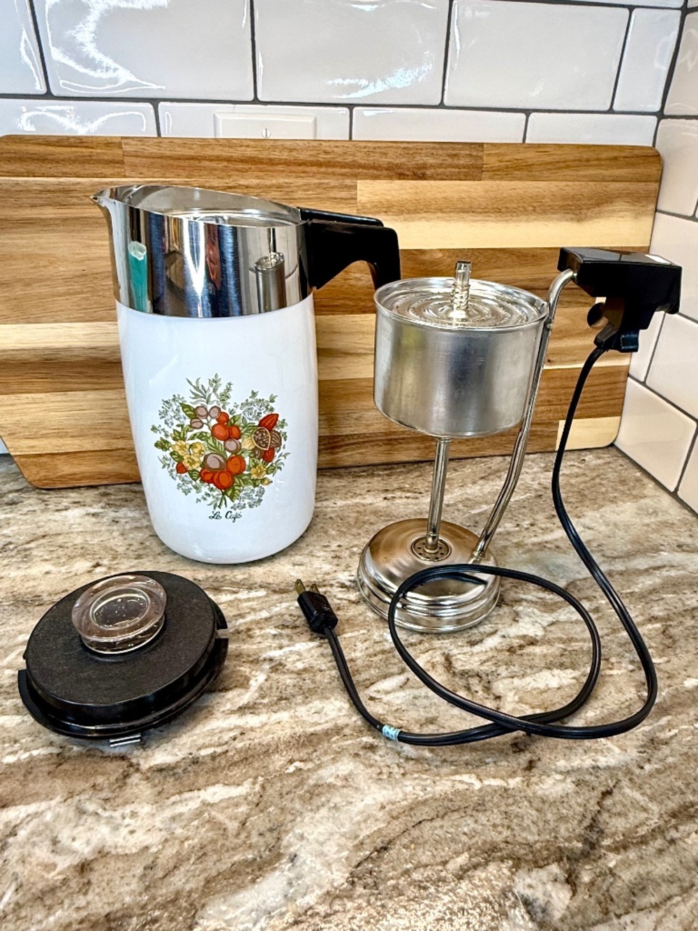 Corning Spice O' Life Electric Percolator ☕ 10 Cup | Works! Complete - Picture 2 of 12